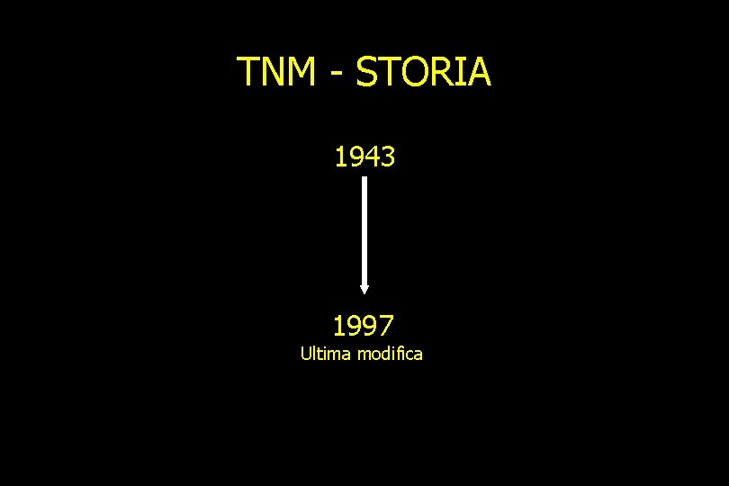 TNM - STORIA 1943 1997 Ultima modifica 