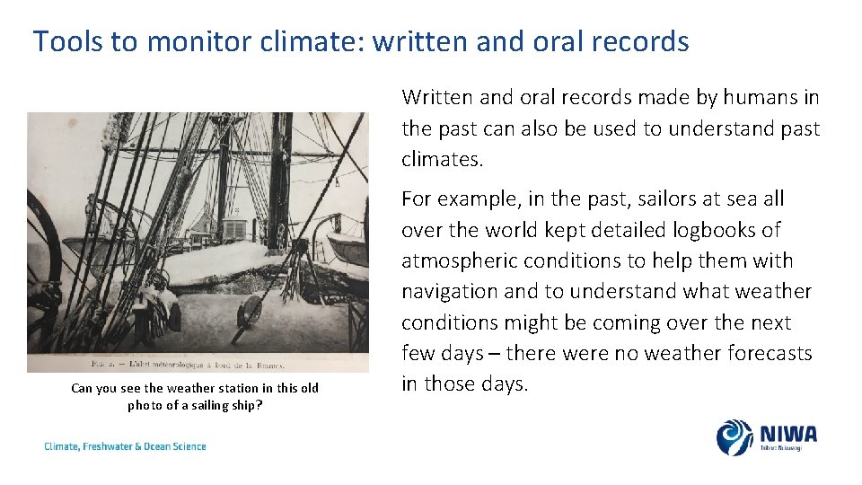 Understanding past climate can help predict the future