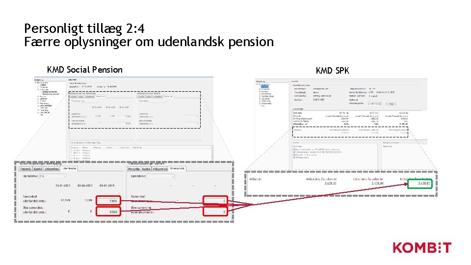 Personligt tillæg 2: 4 Færre oplysninger om udenlandsk pension KMD Social Pension KMD SPK Personligt tillæg 2: 4 Færre oplysninger om udenlandsk pension KMD Social Pension KMD SPK