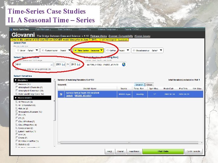 Time-Series Case Studies II. A Seasonal Time – Series 