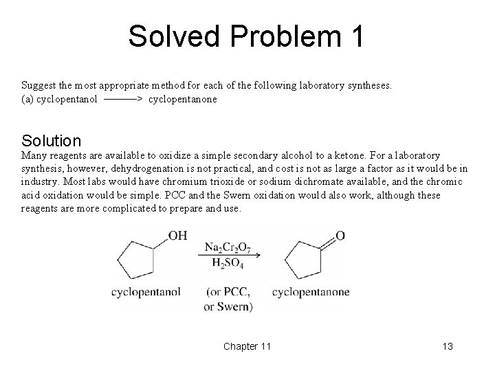 Solved Problem 1 Suggest the most appropriate method for each of the following laboratory