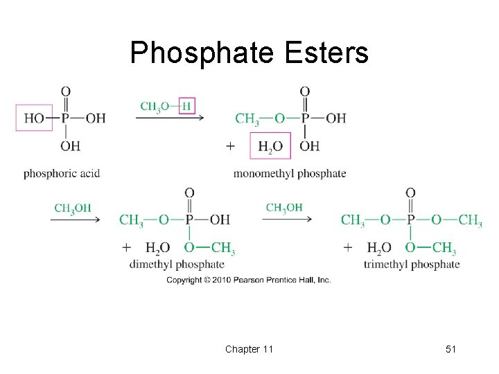 Phosphate Esters Chapter 11 51 