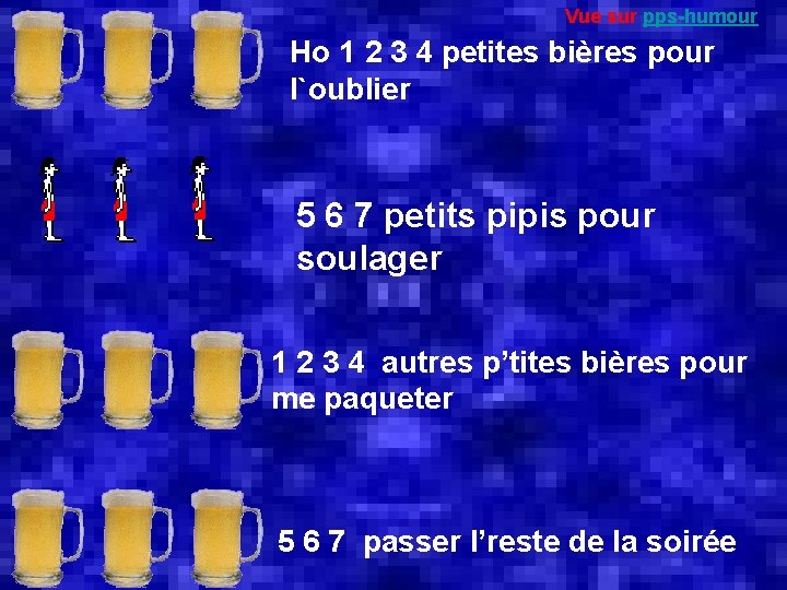 Vue sur pps-humour Ho 1 2 3 4 petites bières pour l`oublier 5 6