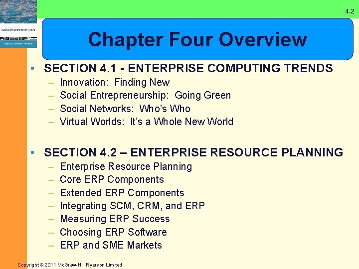 4 -2 Chapter Four Overview • SECTION 4. 1 - ENTERPRISE COMPUTING TRENDS –