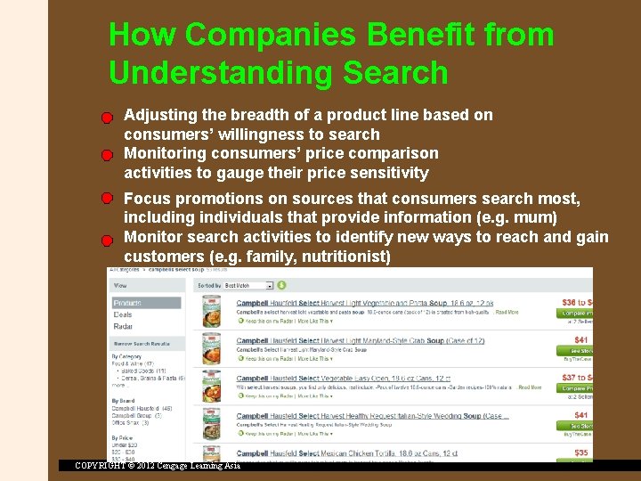 How Companies Benefit from Understanding Search Adjusting the breadth of a product line based