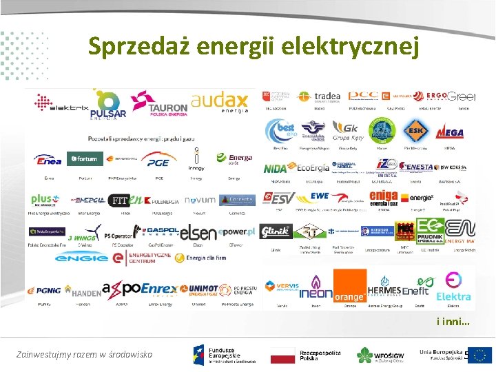 Sprzedaż energii elektrycznej i inni… Zainwestujmy razem w środowisko 5 