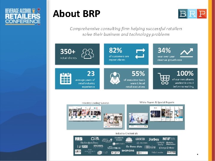 About BRP Comprehensive consulting firm helping successful retailers solve their business and technology problems