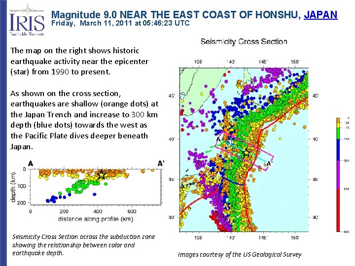 Magnitude 9. 0 NEAR THE EAST COAST OF HONSHU, JAPAN Friday, March 11, 2011