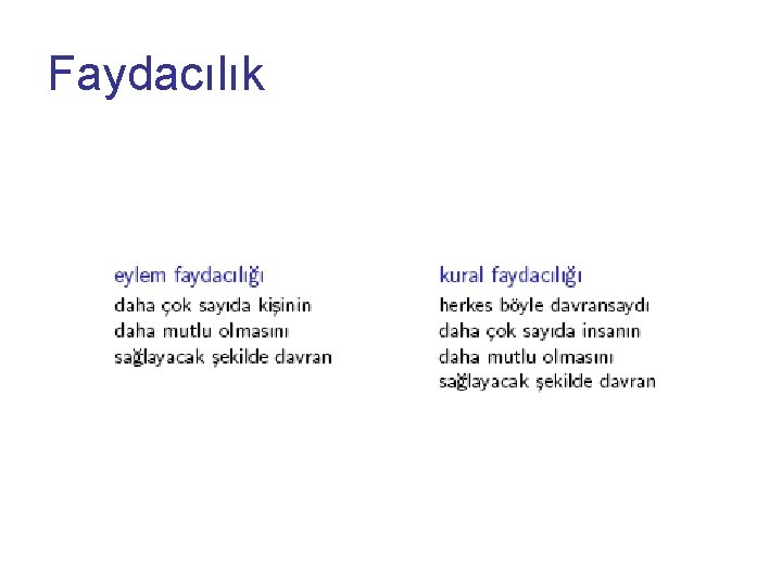 Faydacılık 