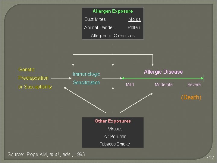 Allergen Exposure Dust Mites Molds Animal Dander Pollen Allergenic Chemicals Genetic Predisposition or Susceptibility