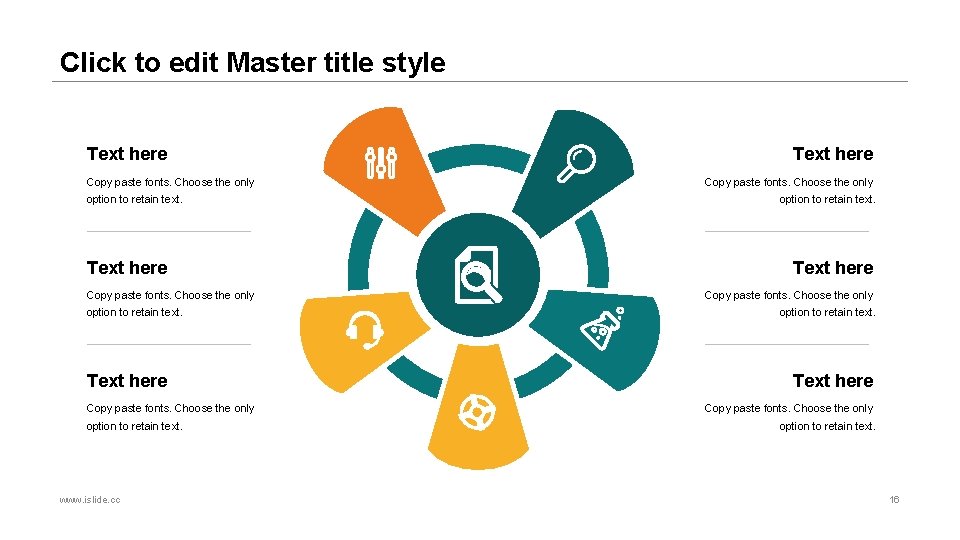 Click to edit Master title style Text here Copy paste fonts. Choose the only