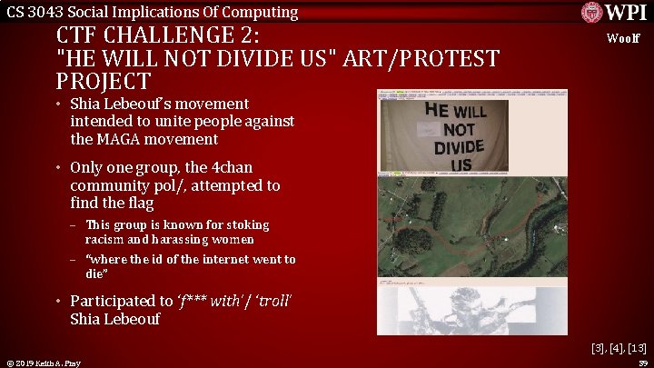 CS 3043 Social Implications Of Computing CTF CHALLENGE 2: "HE WILL NOT DIVIDE US"