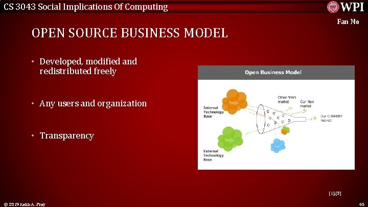 CS 3043 Social Implications Of Computing OPEN SOURCE BUSINESS MODEL Fan Mo • Developed,
