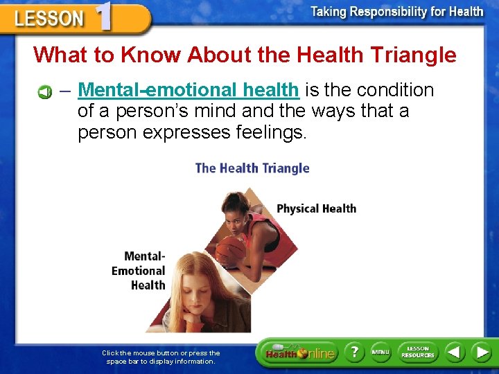 What to Know About the Health Triangle – Mental-emotional health is the condition of