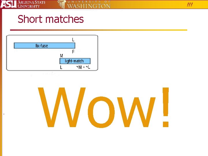 !!! Short matches § No epoch available § “middle of nowhere” § Decision Epoch