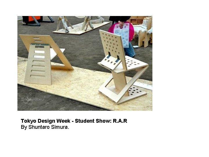 Tokyo Design Week - Student Show: R. A. R By Shuntaro Simura. 