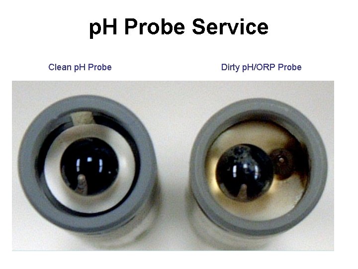 p. H Probe Service Clean p. H Probe Dirty p. H/ORP Probe 