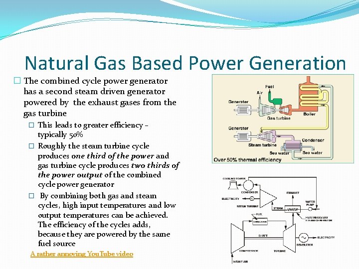 Natural Gas Based Power Generation � The combined cycle power generator has a second Natural Gas Based Power Generation � The combined cycle power generator has a second