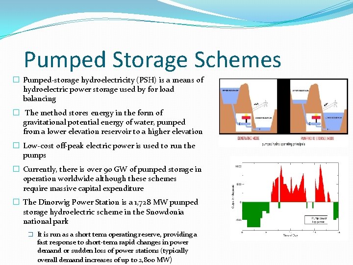 Pumped Storage Schemes � Pumped-storage hydroelectricity (PSH) is a means of hydroelectric power storage Pumped Storage Schemes � Pumped-storage hydroelectricity (PSH) is a means of hydroelectric power storage