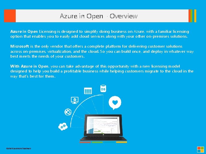 Azure in Open - Overview Azure in Open Licensing is designed to simplify doing