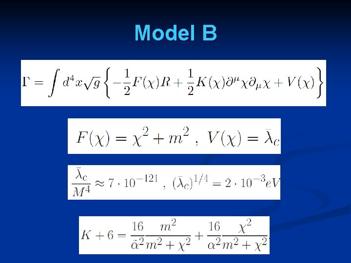 Model B 