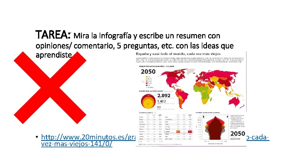TAREA: Mira la Infografía y escribe un resumen con opiniones/ comentario, 5 preguntas, etc.
