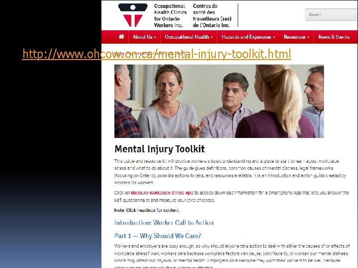 http: //www. ohcow. on. ca/mental-injury-toolkit. html 
