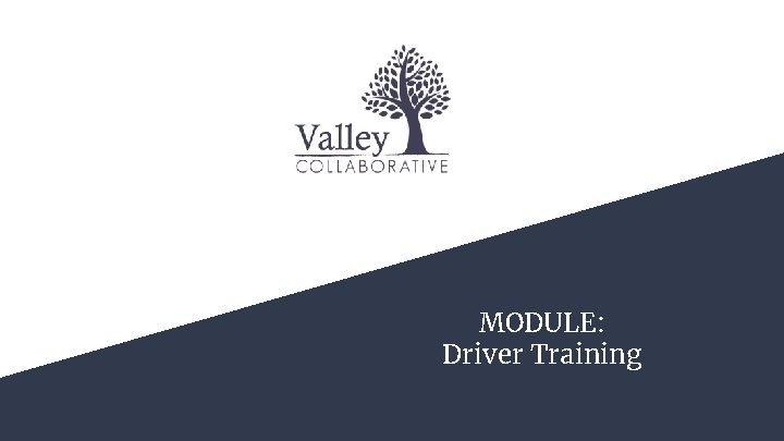 MODULE: Driver Training 