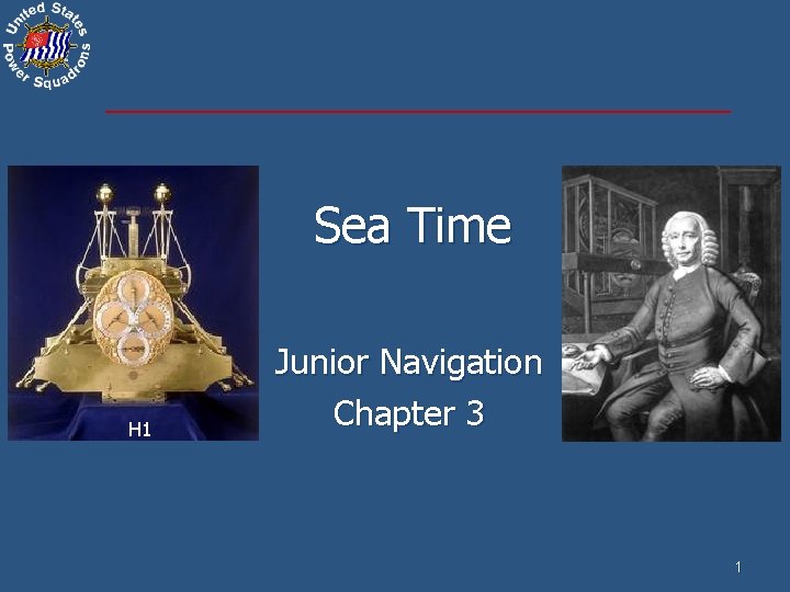 Sea Time H 1 Junior Navigation Chapter 3 1 