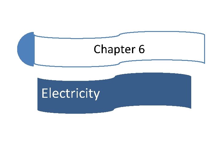 Chapter 6 Electricity 