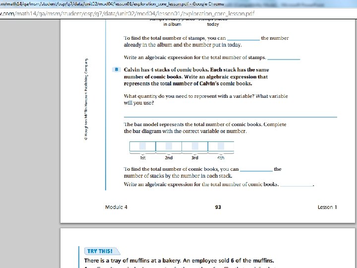 Translate Words into Math 