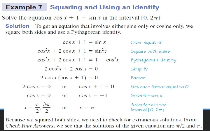 Trigonometric Equations 