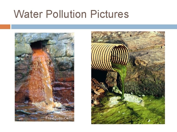 Water Pollution Pictures 