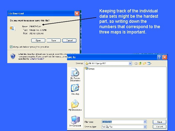 Keeping track of the individual data sets might be the hardest part, so writing Keeping track of the individual data sets might be the hardest part, so writing