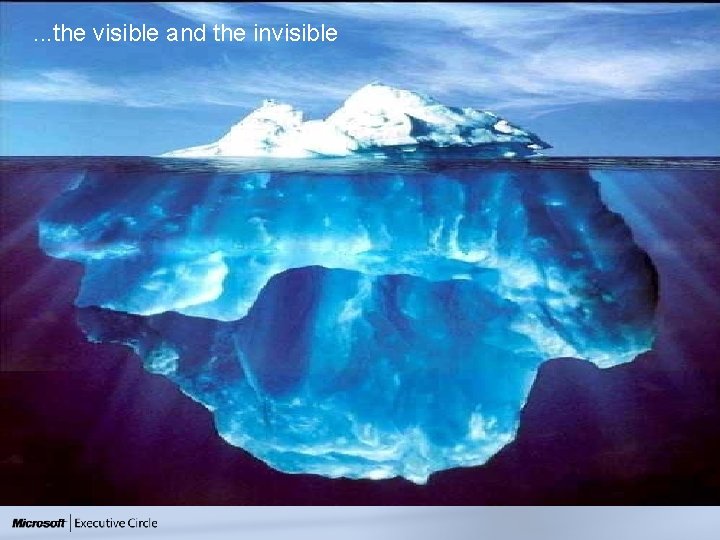 . . . the visible and the invisible 