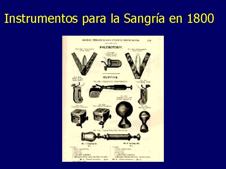 Instrumentos para la Sangría en 1800 1693). George Tiemann & Co. American armamentarium 