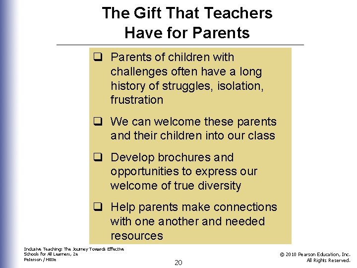 The Gift That Teachers Have for Parents q Parents of children with challenges often The Gift That Teachers Have for Parents q Parents of children with challenges often