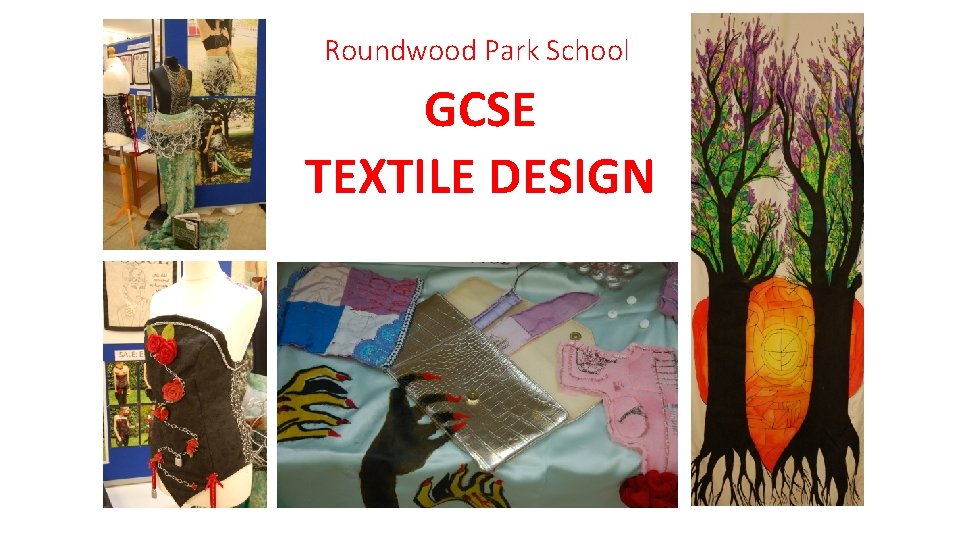 Roundwood Park School GCSE TEXTILE DESIGN 