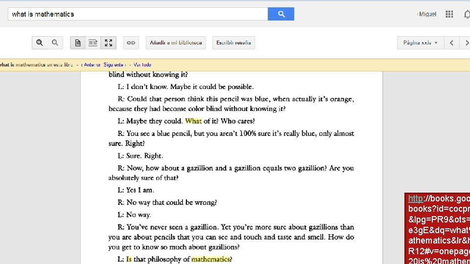 http: //books. goo books? id=cocpm &lpg=PR 9&ots= e 3 g. E&dq=what% athematics&lr&h R 12#v=onepage