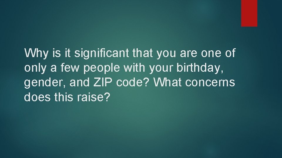 Why is it significant that you are one of only a few people with