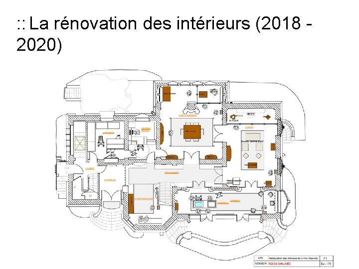 : : La rénovation des intérieurs (2018 - 2020) 