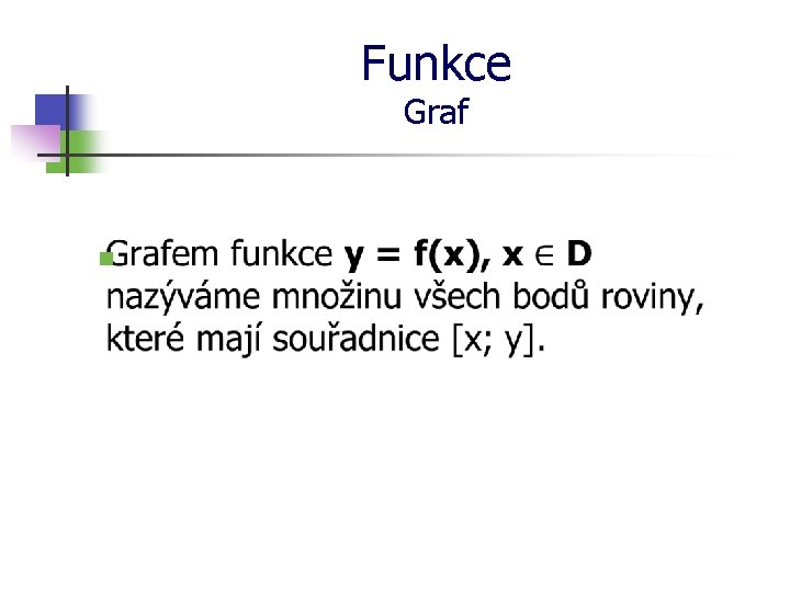 Funkce Graf n 