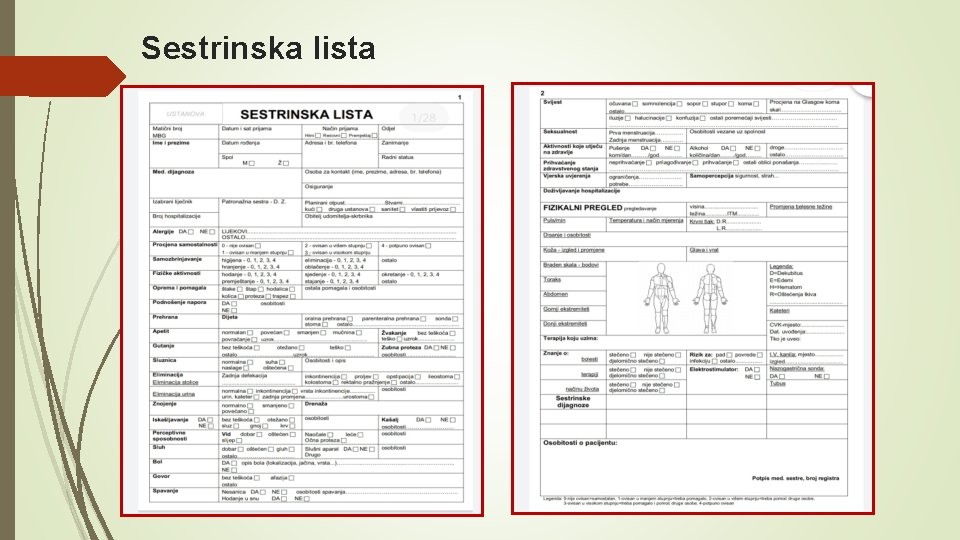 Sestrinska lista Sestrinska lista
