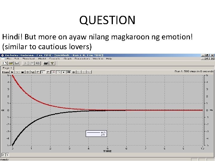 QUESTION Hindi! But more on ayaw nilang magkaroon ng emotion! (similar to cautious lovers)
