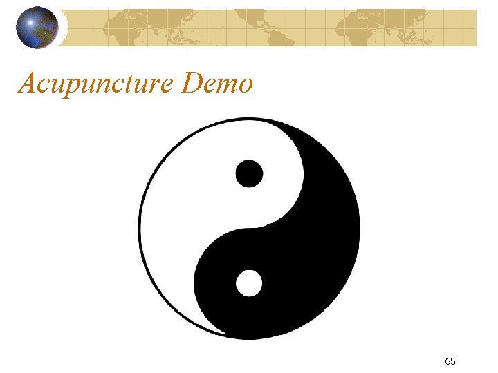 Acupuncture Demo 65 