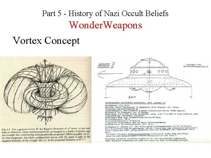 Part 5 - History of Nazi Occult Beliefs Wonder. Weapons Vortex Concept 