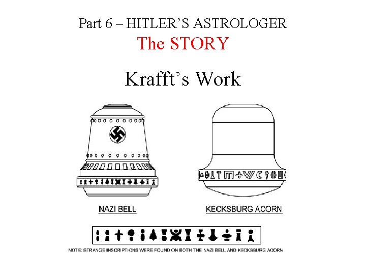 Part 6 – HITLER’S ASTROLOGER The STORY Krafft’s Work 