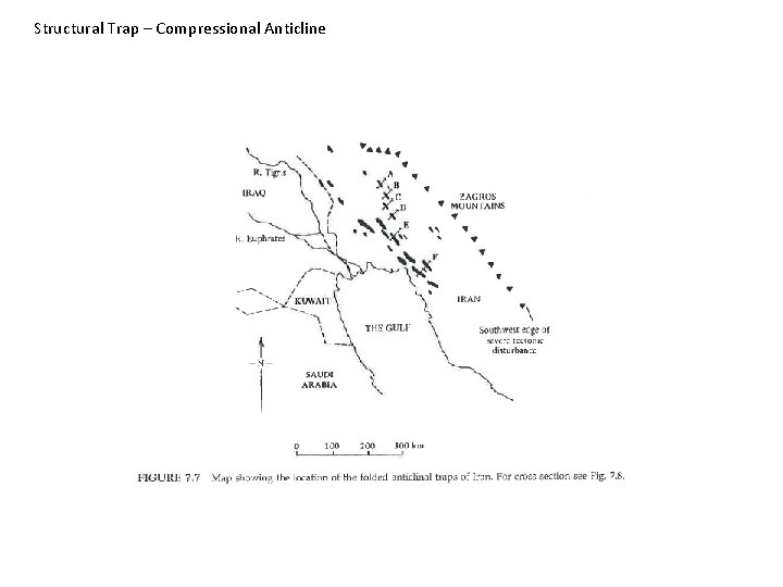 Structural Trap – Compressional Anticline 