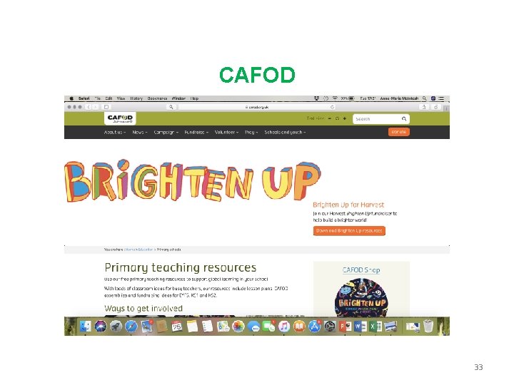 CAFOD 33 CAFOD 33