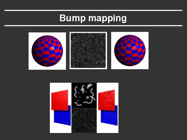 Bump mapping 